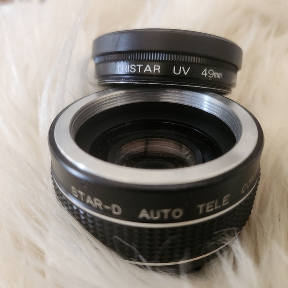 Auto MC 300mm f5.6 lens Pentax, with Pentax Honeywell camera numerous lens, bag - Picture 11 of 11